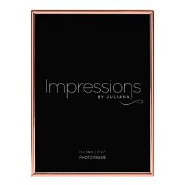 Copper Plated Photo Frame Oblong Thin - 5" x 7"