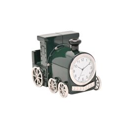 Wm.Widdop Miniature Clock - Green Steam Train
