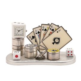 Wm.Widdop Miniature Clock - Casino