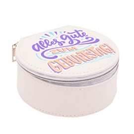 Faux Leather Jewellery Box White - German Birthday - Geburtstag