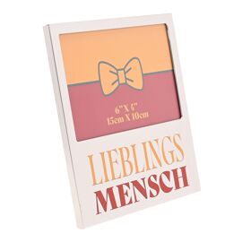 Aluminium Frame 6" x 4" - German Fathers Day - Leiblingsmensch