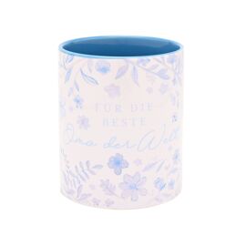 Mug Light Blue Inside 11oz - German Mothers Day - Grandma