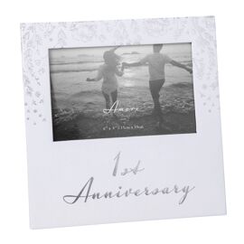 Amore Photo Frame 1st Anniversary 6" x 4"
