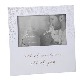 Amore Photo Frame Loves All Of You 6" x 4"