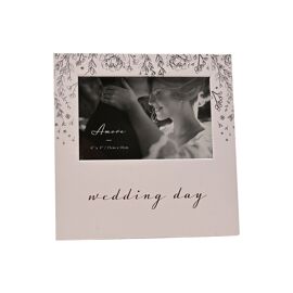 Amore Photo Frame Wedding Day 6" x 4"