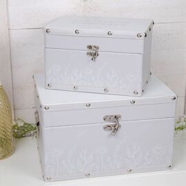 Amore Set of 2 Luggage Boxes - Wedding Keepsakes