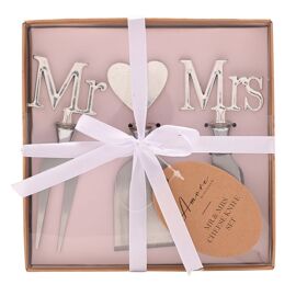 Amore Mr & Mrs Cheese Knife Set