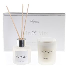 Amore Reed Diffuser & Candle Set