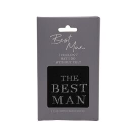 **MULTI 3** Amore Gift Boxed 'The Best Man' Socks