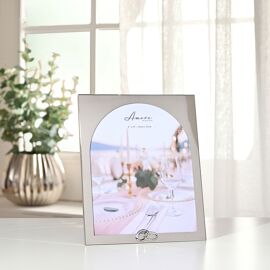 Amore Arch Photo Frame With Rings 8" x 10"