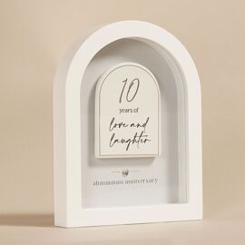 Amore Arch Plaque 18cm - 10 Years