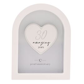 Amore Arch Plaque 18cm - 30 Years