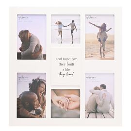 Amore Multi Aperture Photo Frame - Together They Built