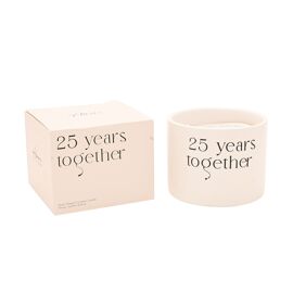 Amore Double Wick Candle - 25 Years Together