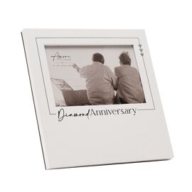 Amore Photo Frame 'Diamond Anniversary' - 6" x 4"