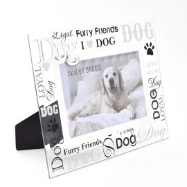 Best of Breed Glass Photo Frame 6" x 4" - Dog