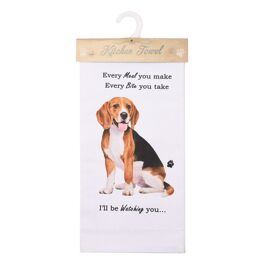 **MULTI 6** E&S Pets Beagle Tea Towel