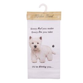 **MULTI 6** E&S Pets West Highland White Terrier Tea Towel