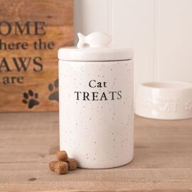 Best of Breed Paw Prints Treat Jar - Cat