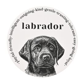 Best of Breed Ceramic Round Coaster - Labrador
