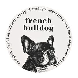 Best of Breed Ceramic Round Coaster - French Bulldog