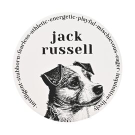 Best of Breed Ceramic Round Coaster - Jack Russell