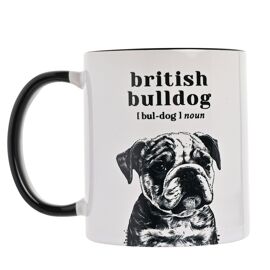 Best of Breed Mug Black Inside 11oz - British Bulldog