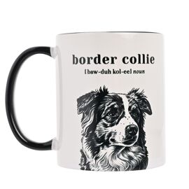 Best of Breed Mug Black Inside 11oz - Border Collie