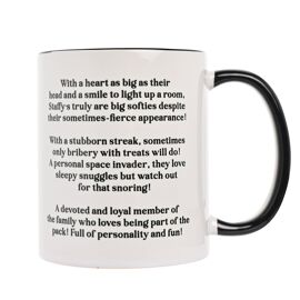 Best of Breed Mug Black Inside 11oz - Staffy