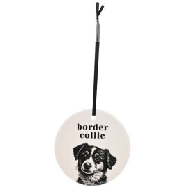 Best of Breed Ceramic Hanging Decoration - Border Collie