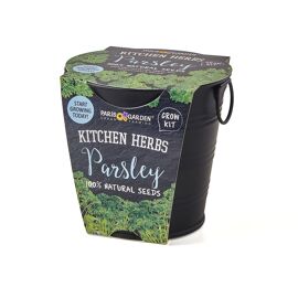 **MULTI 3** Boutique Garden Matt Black Pot Collection Parsley