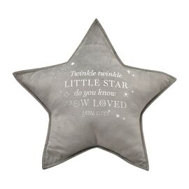 Bambino Velvet Star Cushion Twinkle 44cm