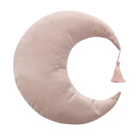 Bambino Velvet Moon Cushion 36cm Blush