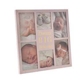 Bambino Wooden Collage Frame "Dream Big" Pink