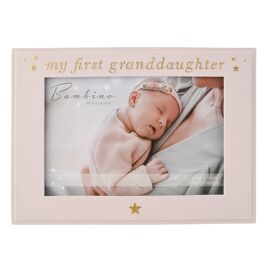 Bambino 'My First Granddaughter' Photo Frame 6" x 4"