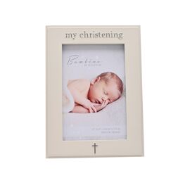 Bambino Resin Photo Frame - My Christening  4" x 6"