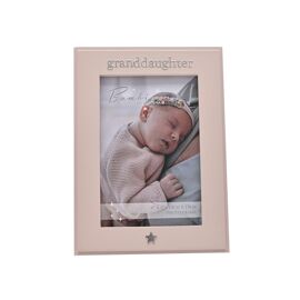 Bambino Granddaughter Resin Photo Frame Pink  4" x 6"