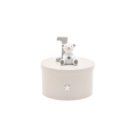 Bambino My 1st Birthday Trinket Box - Neutral