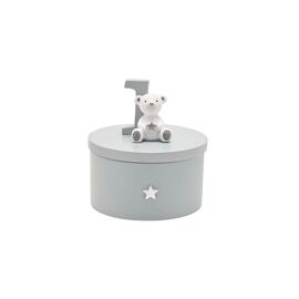 Bambino My 1st Birthday Trinket Box - Blue