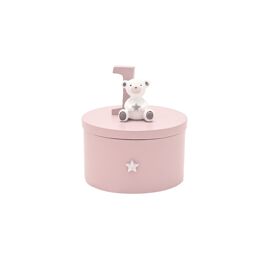 Bambino My 1st Birthday Trinket Box - Pink