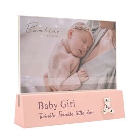 Bambino Block Frame 6" x 4" - Baby Girl