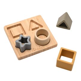 Bambino Silicone Shapes Puzzle Set - Blue