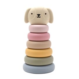 Bambino Silicone Dog Ring Stacker - Multicolour