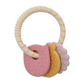 Bambino Silicone Teether Animals - Pink