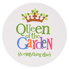 Brightside Ceramic Round Coaster - Queen of the Garden