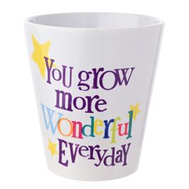 Brightside Mini Plant Pot 12oz - You Grow More Wonderful