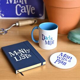 Brightside Light Blue Handled 11oz Mug - Dad's Mug