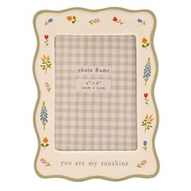 Buttercup & Bloom Ceramic Photo Frame - 4" x 6"