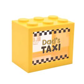 Bank Blox Yellow Money Box - Dad's Taxi