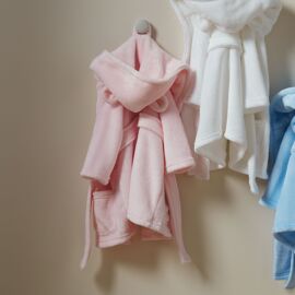 Bambino Baby's First Dressing Gown - Pink 3-6 Months